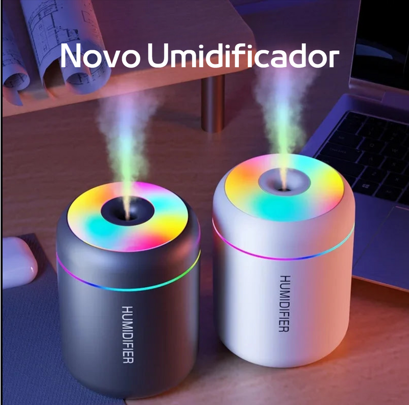 Mini Umidificador de ar Portátil 180ML USB Difusor de Aroma