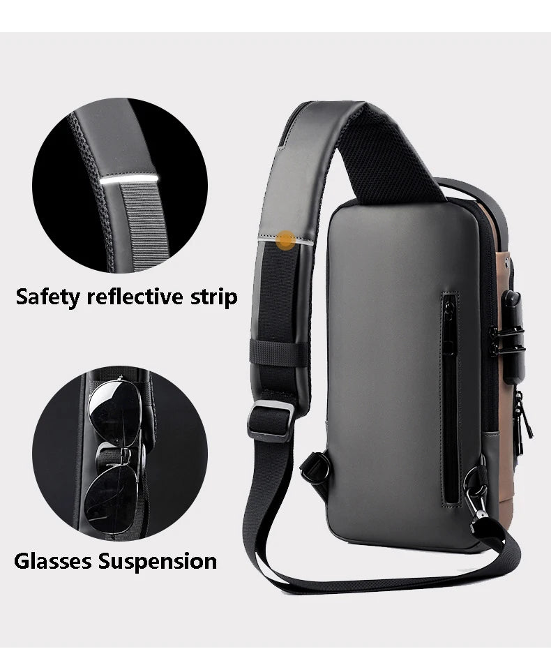 Mochila Anti-Furto com Senha USB