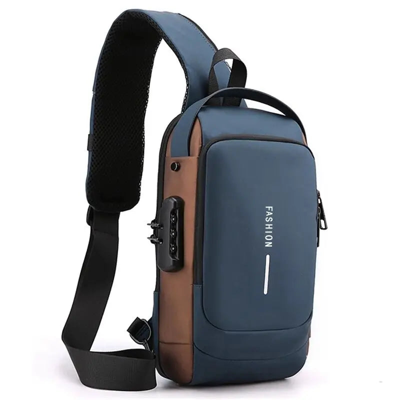 Mochila Anti-Furto com Senha USB